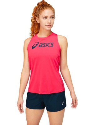 Asics Core Asics Tank Pembe Bayan Kolsuz Tenis Tshirt