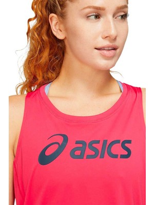 Asics Core Asics Tank Pembe Bayan Kolsuz Tenis Tshirt