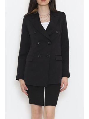 Capella Girl Düğmeli Blazer Ceket Siyah - 354.1247.