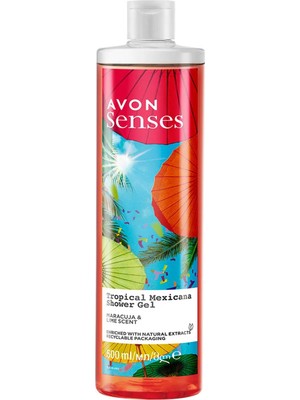 Avon Tropical Mexicana Çarkıfelek ve Limon Kokulu Duş Jeli 500 Ml.