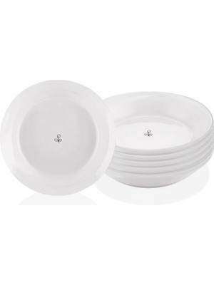 The Mia Summertime Yemek Tabağı 6lı Set 20 cm SMR0014