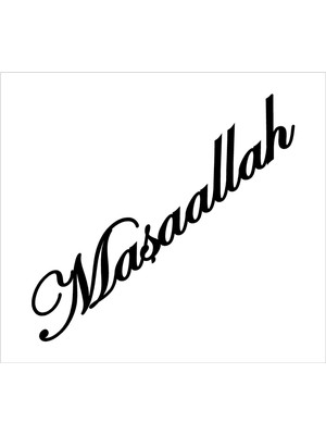 Seç Reklam Maşaallah Sticker Araç Sticker