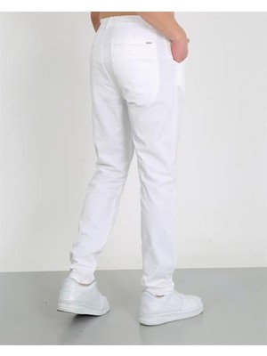 Markano Erkek    Pantolon Crespo  White