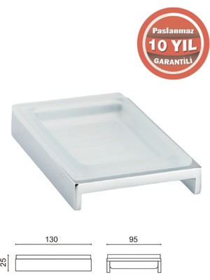 Çelik Banyo KU10-029 Kumru Set Üstü Sabunluk