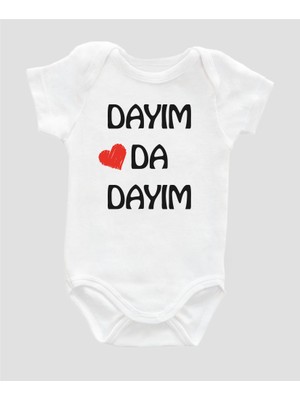 Outdoor One Organik  Pamuk Dayım Da Dayım Bebek Body Çıtçıtlı Badi Zıbın Tulum ZBN034