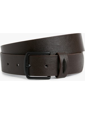 Koton Deri Görünümlü Kemer Metal Tokalı