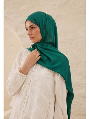Fresh Rami Viskon Şal Koyu Yeşil