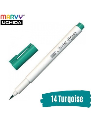 Marvy Artist Brush Pen 1100 Firça Uçlu Kalem 14 Turquoise