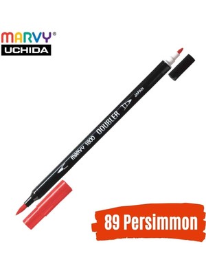 Marvy Artist Brush Pen 1800 Çift Taraflı Firça Uçlu Kalem 89 Persimmon