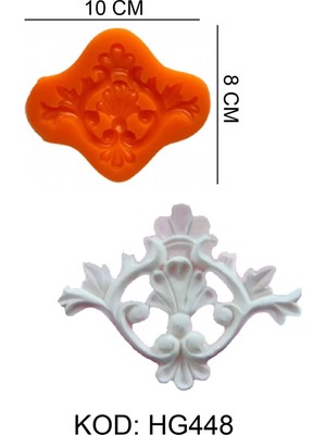 Depposite Süsleme Motif Figürlü Gıda Silikon Kalıbı