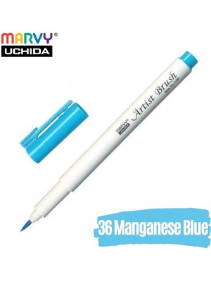 Marvy Artist Brush Pen 1100 Firça Uçlu Kalem 36 Manganese Blue