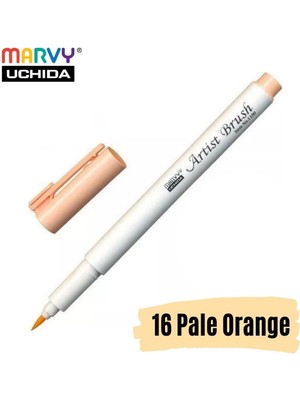 Marvy Artist Brush Pen 1100 Firça Uçlu Kalem 16 Pale Orange