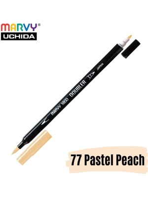 Marvy Artist Brush Pen 1800 Çift Taraflı Firça Uçlu Kalem 77 Pastel Peach