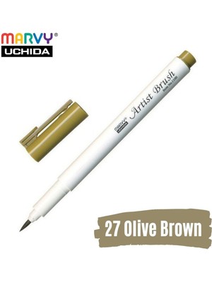Marvy Artist Brush Pen 1100 Firça Uçlu Kalem 27 Olive Brown