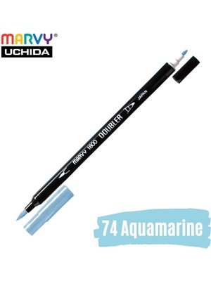 Marvy Artist Brush Pen 1800 Çift Taraflı Firça Uçlu Kalem 74 Aquamarine