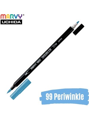 Marvy Artist Brush Pen 1800 Çift Taraflı Firça Uçlu Kalem 99 Periwinkle