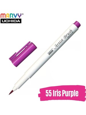 Marvy Artist Brush Pen 1100 Firça Uçlu Kalem 55 Iris Purple