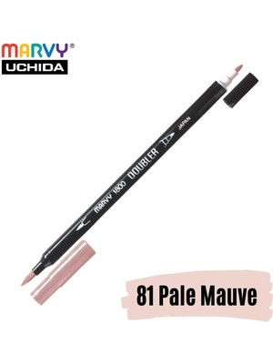 Marvy Artist Brush Pen 1800 Çift Taraflı Firça Uçlu Kalem 81 Pale Mauve