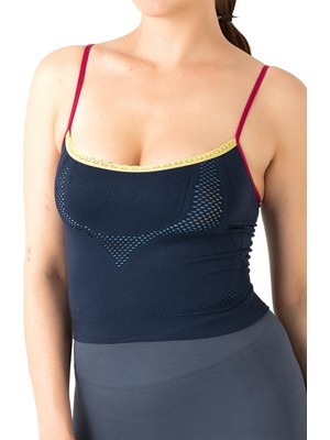 Gigotto Seamless Dantel Detaylı Navy Blue Büstiyer