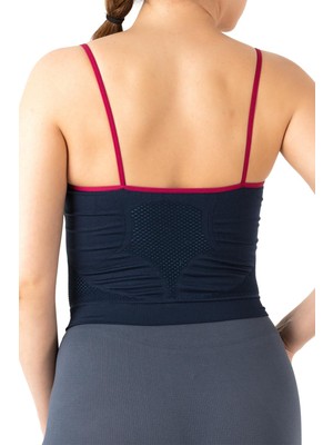 Gigotto Seamless Dantel Detaylı Navy Blue Büstiyer