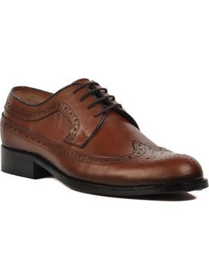 Ayakmod Premium 33272 Taba Hakiki Deri Erkek Klasik Ayakkabı