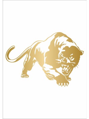 Sticker Usta Panter Panther Kaplan Puma Oto Sticker Araba Sticker Q47