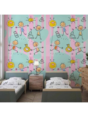 Duvar Kağıdı Baskı Tatil Çocuk Çocuk Odası Duvar Kağıdı Baskı