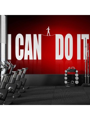 Duvar Kağıdı Baskı Yazılı Spor Salonu Duvar Kağıdı Baskı