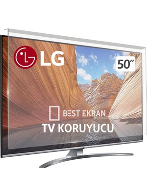 Best Ekran  Lg 50UT81006LA Tv Ekran Koruyucu - Lg 50" Inç Kırılmaz Ekran Koruma Paneli Camı