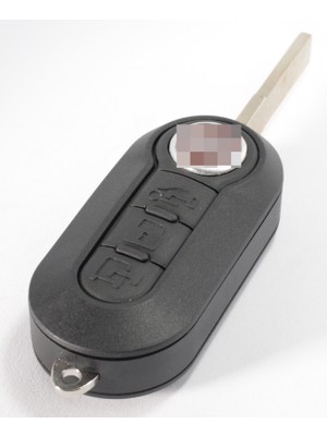 Kasey Fiat Doblo Ducato Punto Uyumlu Anahtar Kabı Kumanda Kabı Oto Anahtarlık Pil Yataklı Logolu