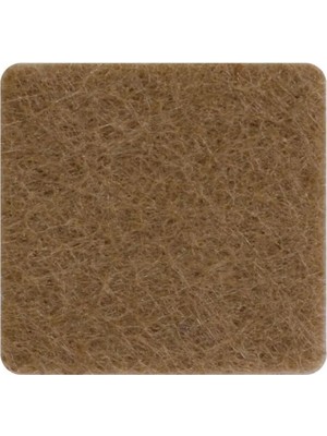 Glaswen Yapışkanlı Kare Keçe Masa Sandalye Parke Zemin Ayak Koruyucu Kaydırmaz Keçesi 30 x 30 mm (21'li Paket)