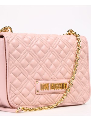 Love Moschino Pudra Kadın 19X26X9 cm Omuz Çantası JC4000PP1HLA0608