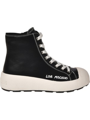 Love Moschino Siyah - Beyaz Kadın Sneaker JA15875G0HIA000A