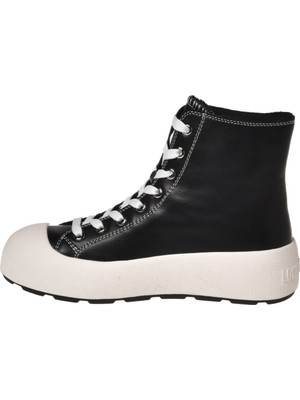 Love Moschino Siyah - Beyaz Kadın Sneaker JA15875G0HIA000A