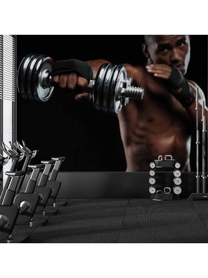 Duvar Kağıdı Baskı Güçlü Erkek Temalı Spor Salonu Duvar Kağıdı Baskı