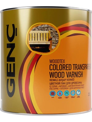 Genç Renkli Ahşap Vernik 3650 Koyu Meşe 2.5 l