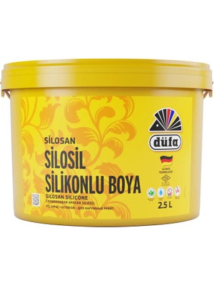 Düfa Silosil Silikonlu Dış Cephe Duvar Boyası 3088 Sarin 2.5 l
