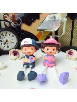 Momo Ayakları Sallanan Sevgili Biblo