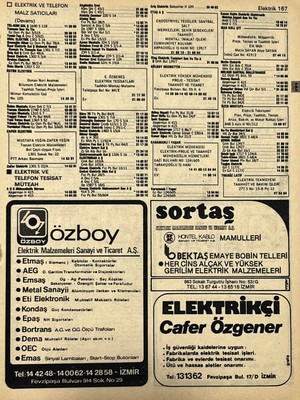 Hasyılmaz Izmir 1982-1983 Meslek Reklam Ilanı Efemera S167