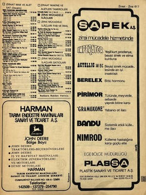 Hasyılmaz Izmir 1982-1983 Meslek Reklam Ilanı Efemera S617
