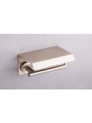 Hoop Kapaklı Tuvalet Kağıtlığı Saten Renk 87X104X156 Mm