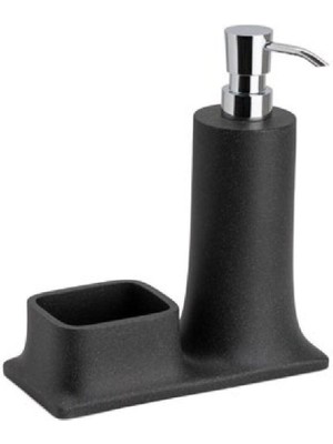 Deterjanlık Ve Süngerlik Siyah/Krom Renk 216X102X195 Mm