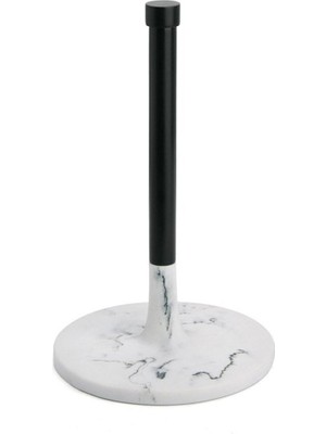 System Banyo Aksesuarları Reçine Masaüstü Hareketli Kağıt Havluluk Mermer Deseni|Siyah 270X165X165 mm