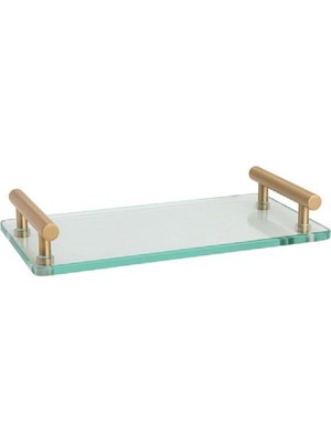 Banyo Tepsisi Cam/Gold Branch Renk 54X170X330 Mm