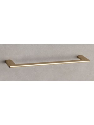 System Banyo Aksesuarları Slımo Duvara Monte Uzun Havluluk Gold 45 cm