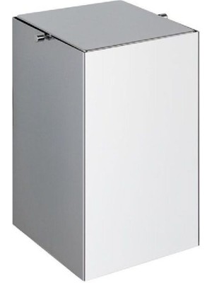 System Banyo Aksesuarları Banyo Çöp Kovası 4 L Krom 302x173x173 mm