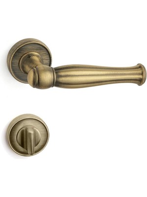 Balen Rozetli Kapı Kolu Antik Rengi Wc - Hha232Ro14W Abm