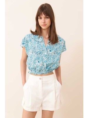 ROMAN Beli Bağlamalı Kolsuz Gömlek Standart Renk Y2469101_089