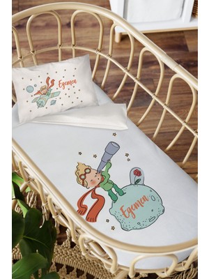 Homamia Isme Özel Anne Yanı 60X100 Beşik Uyku Nevresim Takımı