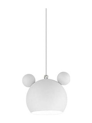 Xinhang Iskandinav Duvar Lambası Alüminyum Mickey Sconce Çocuk Yatak Odası Işıkları Modern Iç Duvar Işık Armatürleri E27 Yaratıcı Lüminaire (Beyaz Asma) (Yurt Dışından)